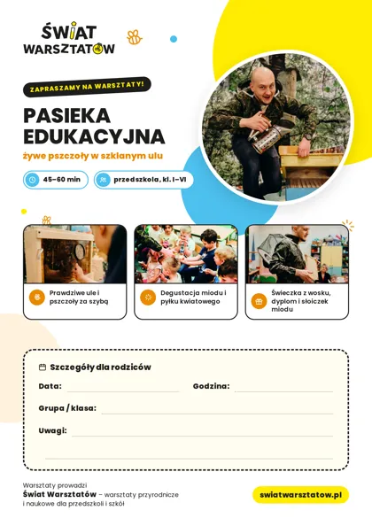 Plakat: Pasieka Edukacyjna